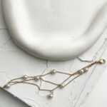 دستبند سه لاین مرواریدی