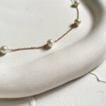 دستبند مروارید و زنجیر