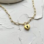 گردنبند قفل قلبی تیفانی