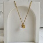 گردنبند سکه و مروارید