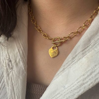 گردنبند تیفانی طرح طلا