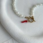 گردنبند مروارید فلفلی