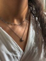 گردنبند دو لاین ماه سیلور - Image 3