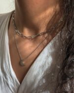 گردنبند دو لاین ماه سیلور - Image 4