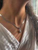 گردنبند قفل سیلور