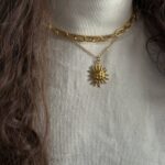 گردنبند دو لاین خورشید