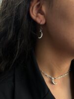 گوشواره ماه سیلور