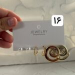 پک گوشواره سه تایی طلایی ۱