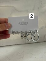 پک گوشواره سه تایی سیلور ۱ - Image 2