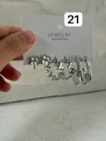 پک گوشواره سه تایی سیلور ۱ - Image 5