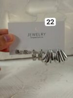 پک گوشواره سه تایی سیلور۱