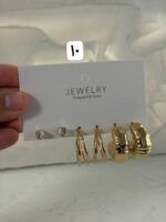 پک سه تایی گوشواره طلایی ۲ - Image 5