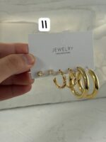 پک سه تایی گوشواره طلایی ۲ - Image 6