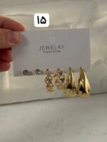 پک سه تایی گوشواره طلایی ۲ - Image 10