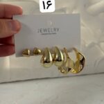 پک سه تایی گوشواره طلایی ۲