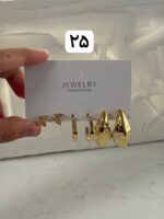 پک سه تایی گوشواره طلایی ۲ - Image 10