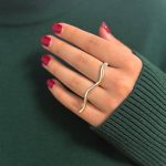 انگشتر طرح موج