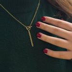 گردنبند طرح طلا