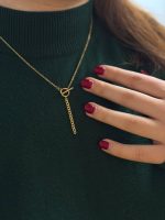 گردنبند طرح طلا