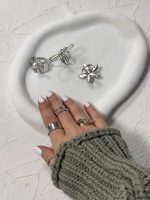 پک انگشتر گل سیلور - Image 5