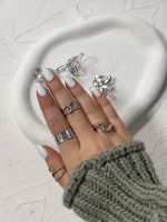 پک انگشتر گل سیلور - Image 4