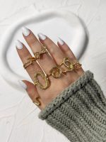 پک انگشتر طلایی شماره ۶ - Image 5