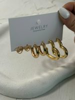 پک گوشواره طلایی شماره ۱ - Image 3