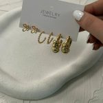 پک گوشواره طلایی شماره ۳