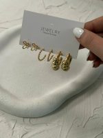 پک گوشواره طلایی شماره ۳